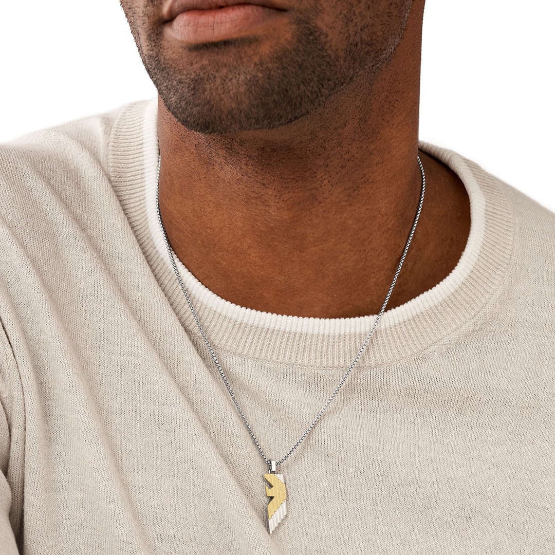 Emporio Armani Eagle Logo Halskette Eagle Edge