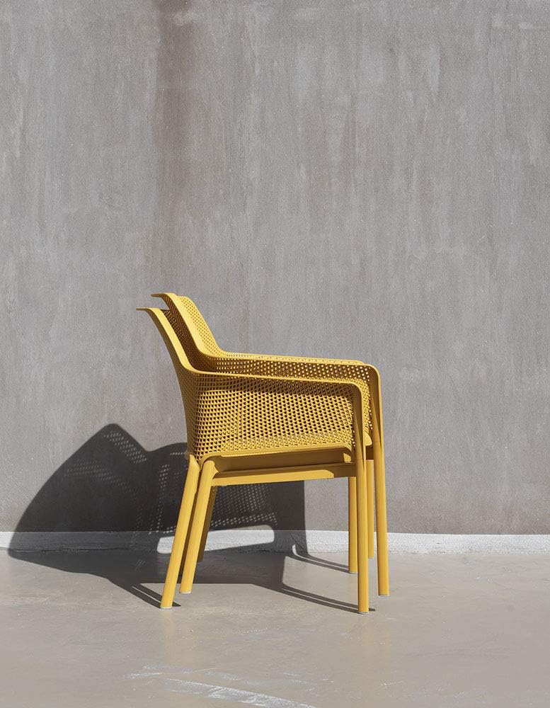 Nardi Gartensessel / Stapelsessel Net Relax Kunststoff senape
