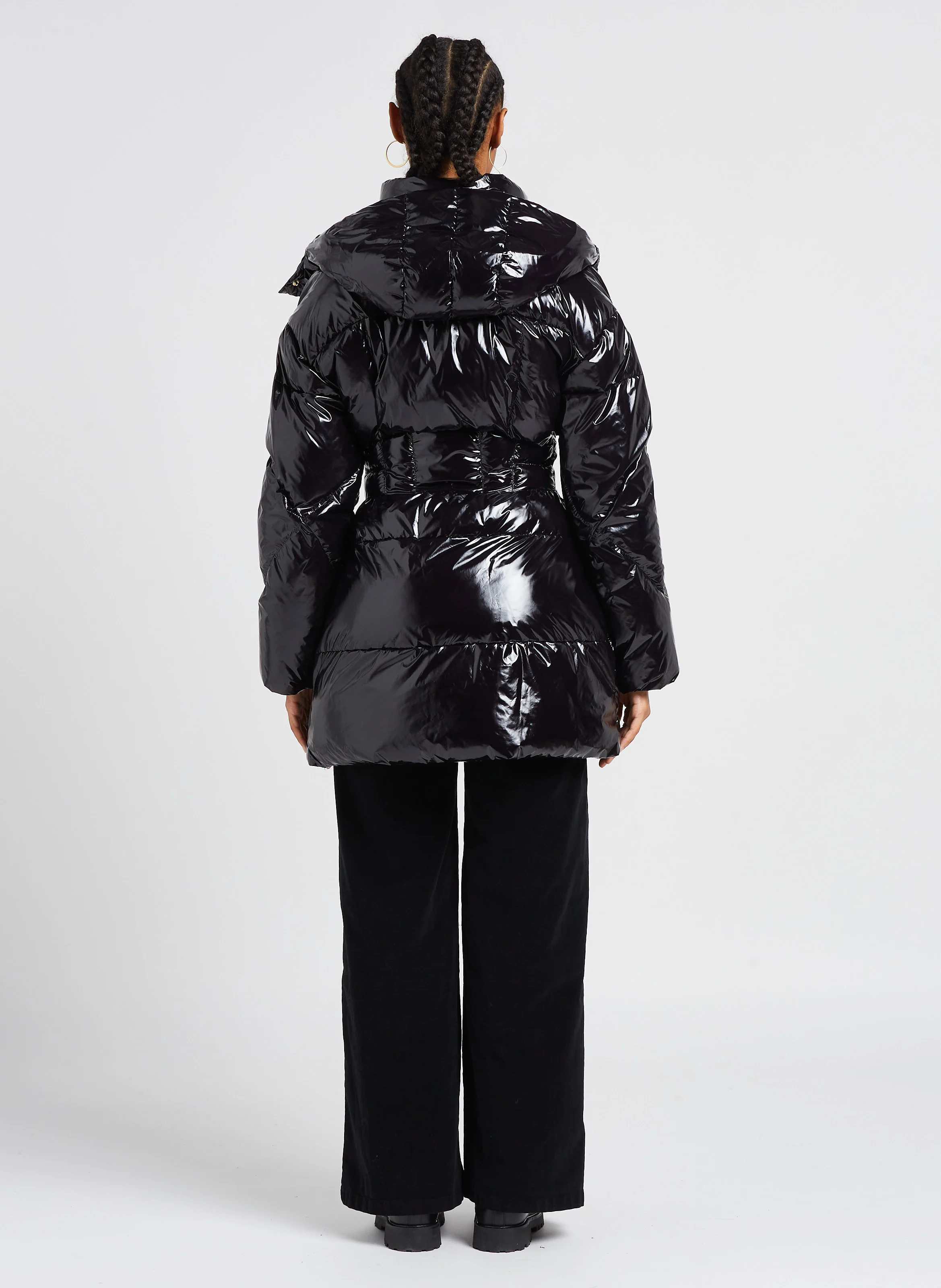 COPYRIGHT - Doudoune longue oversize | Noir
