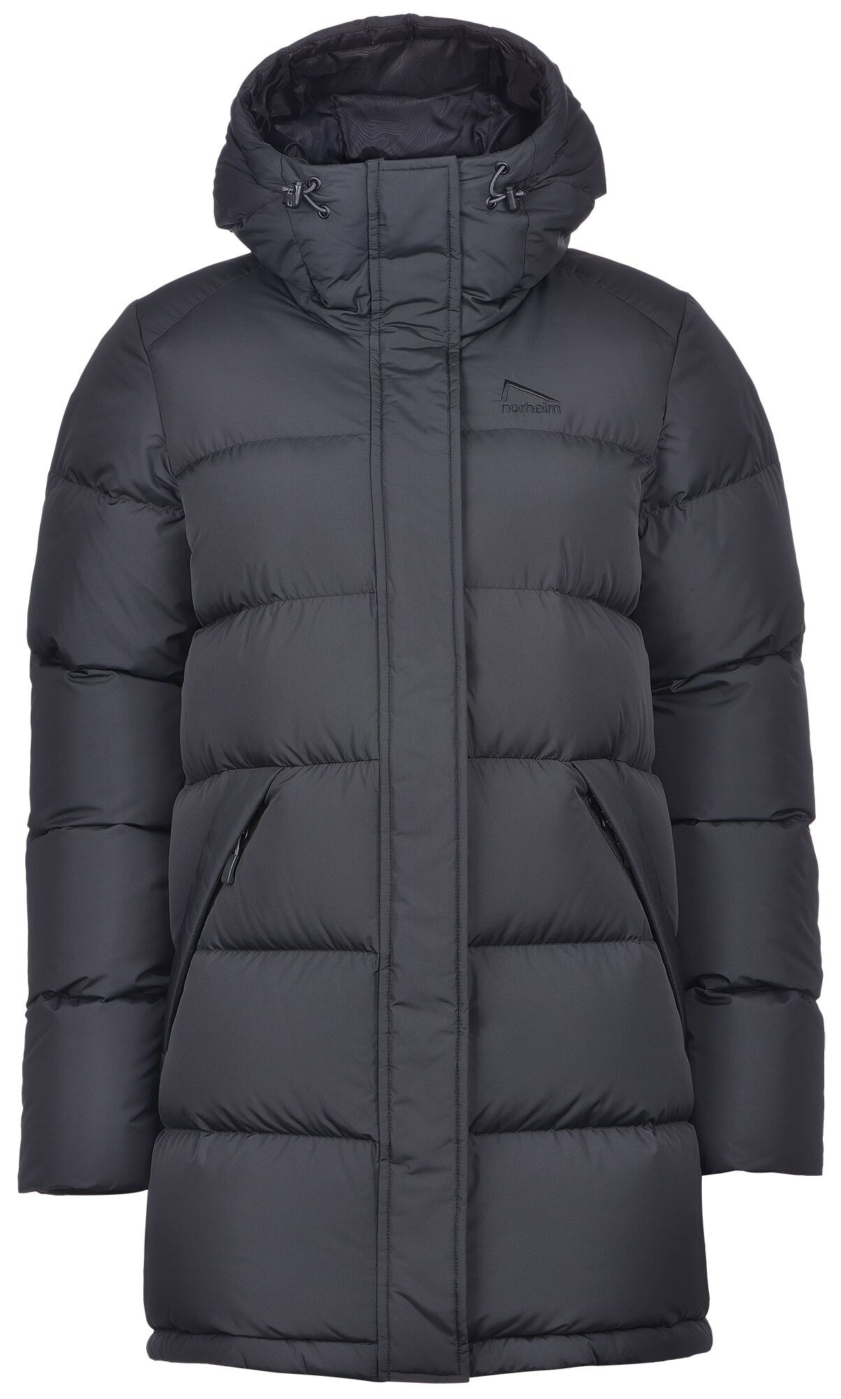 Fauske Dunjakke Dame Jet Black