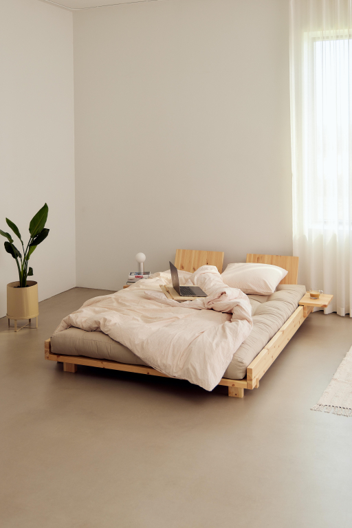 Karup Design Social bed 160x200 met hoofdbord Naturel