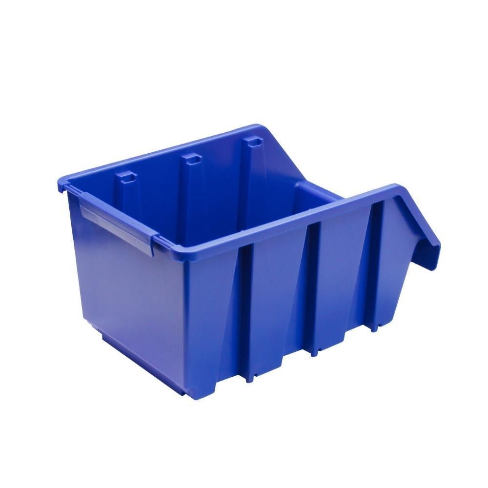PROREGAL SuperSaver Set 10x Opbergdoos 3 HxBxD 12,6 x 17 x 24 cm Polypropyleen Blauw