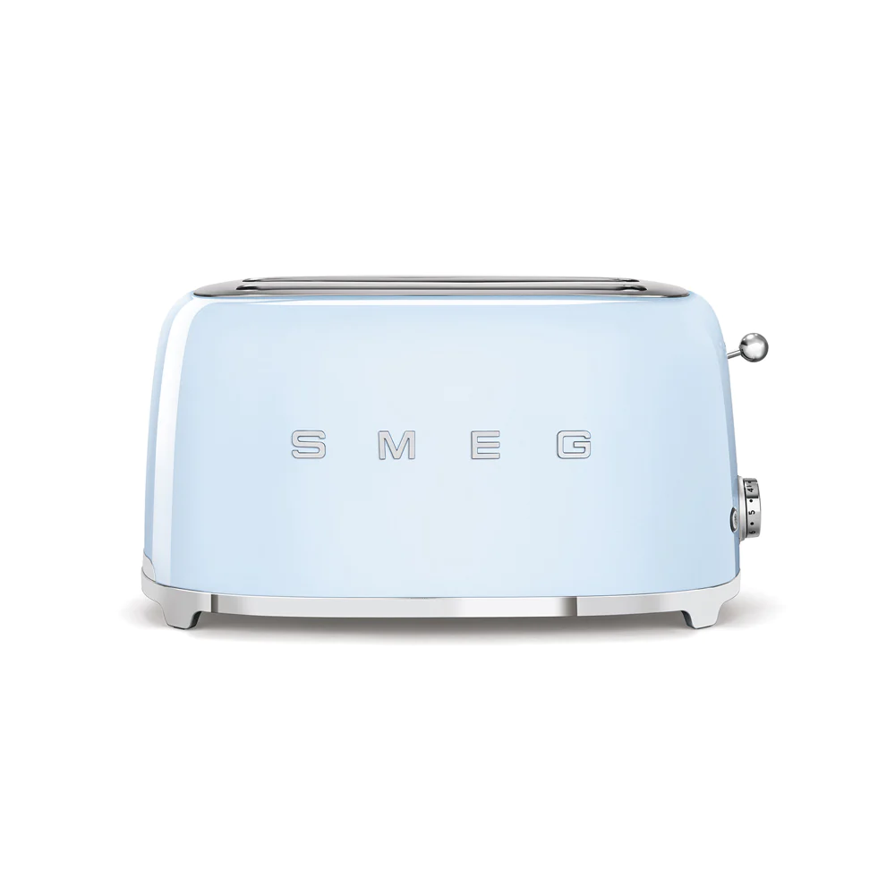 Grille-pain 2 fentes années 50 bleu azur Smeg
