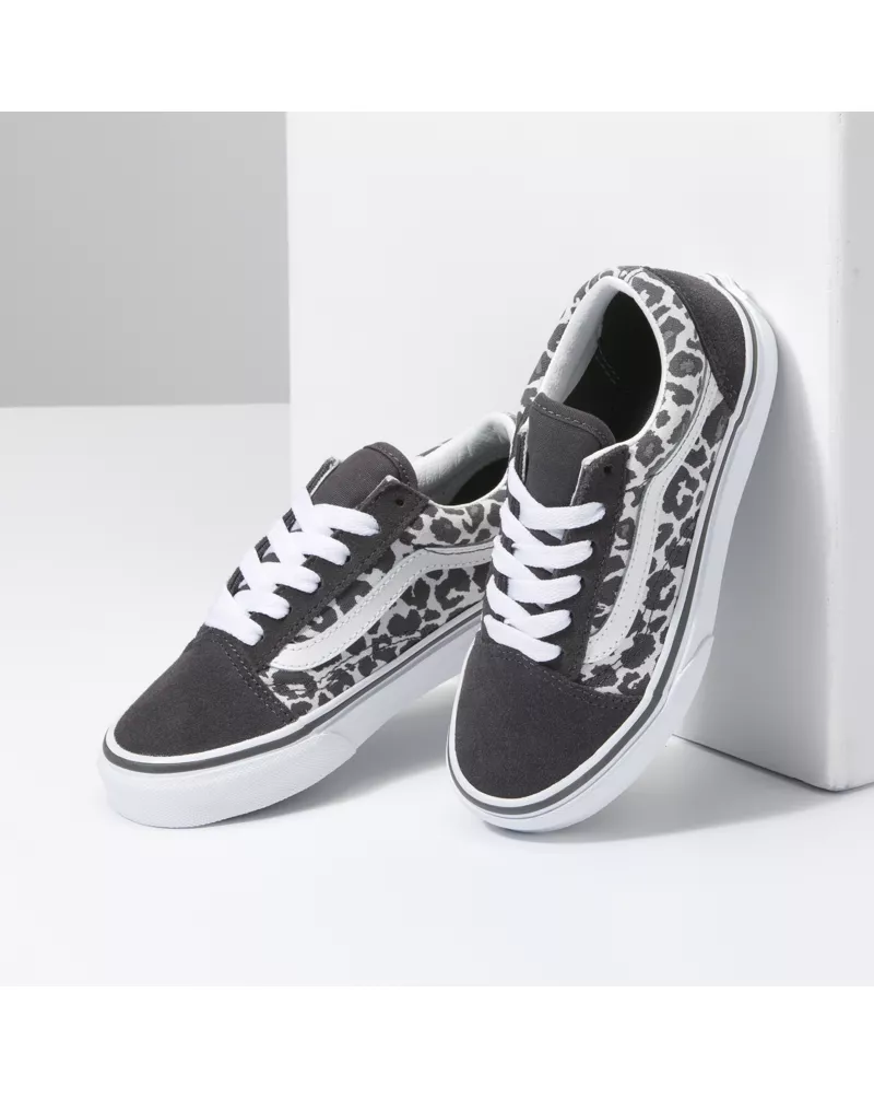 Kids Snow Leopard Old Skool Shoe