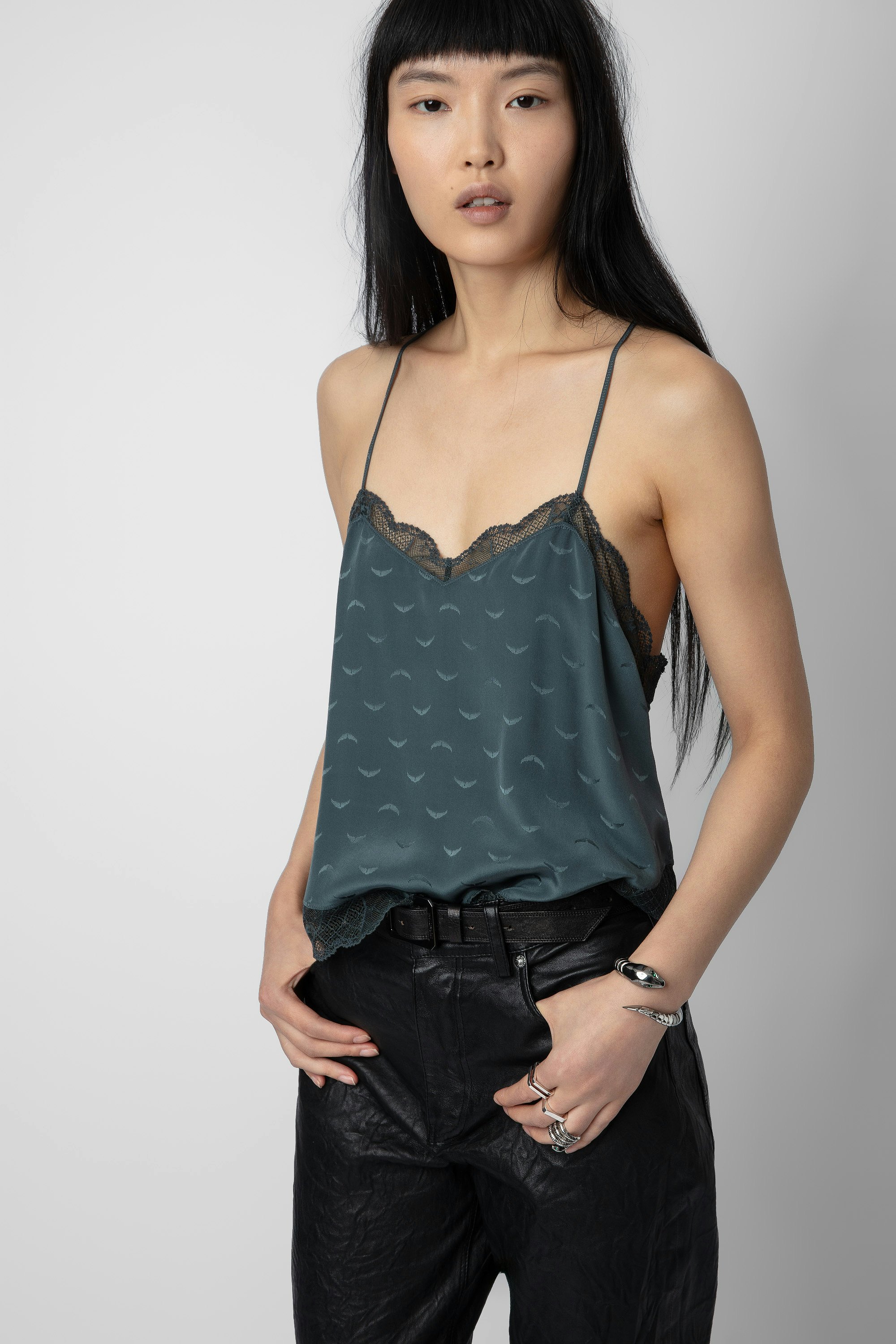 Caraco Claudy Soie Jacquard