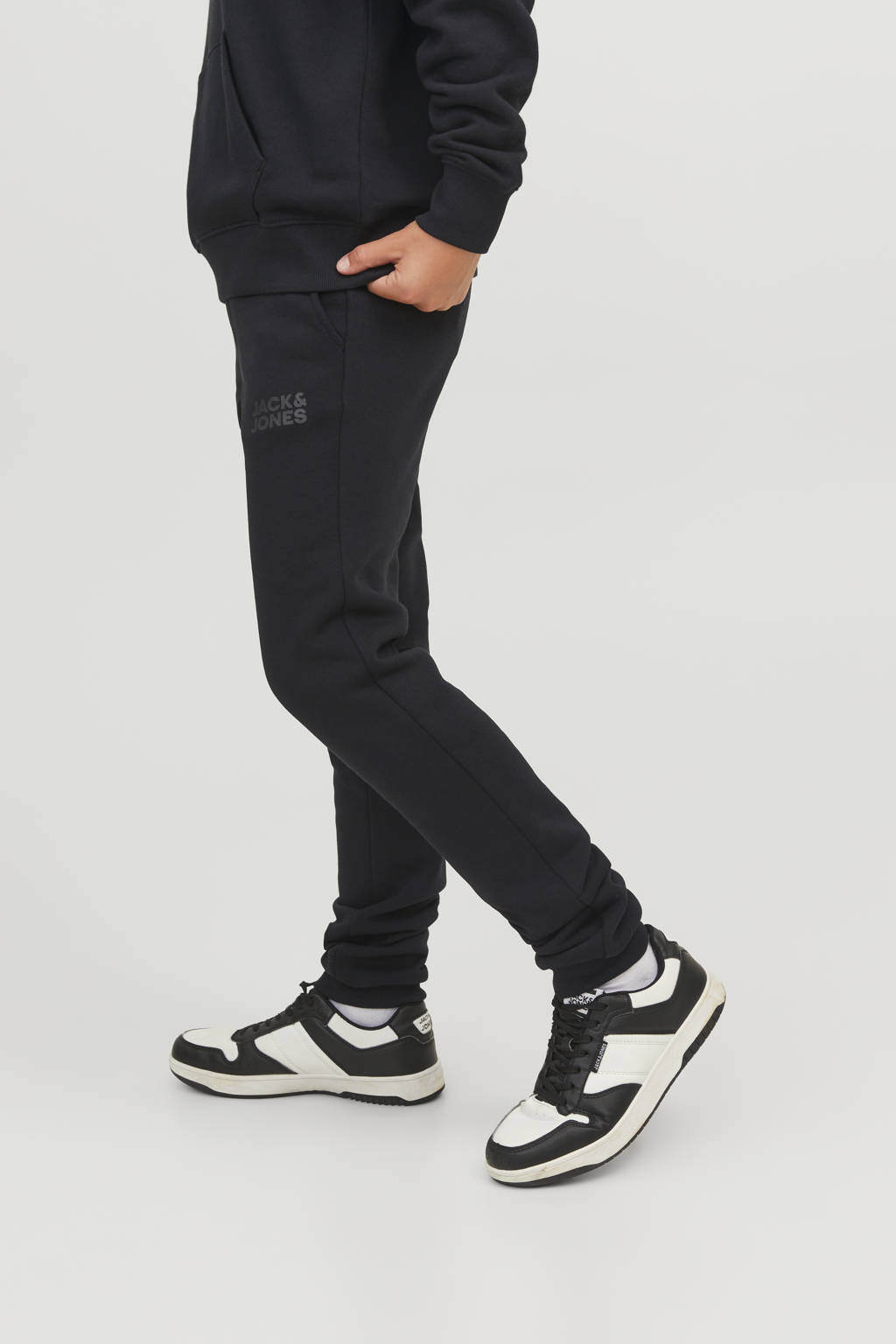 JACK & JONES joggingbroek JPSTGORDON zwart/zwart