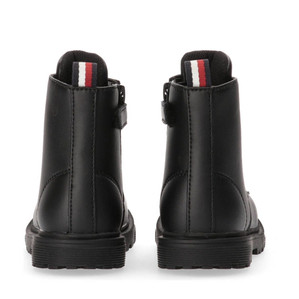 Tommy Hilfiger veterboots zwart