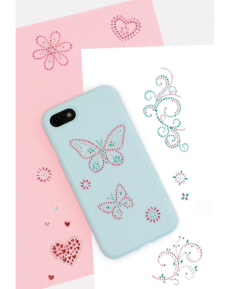 Crystal-Sticker SOMMER 5-teilig in bunt