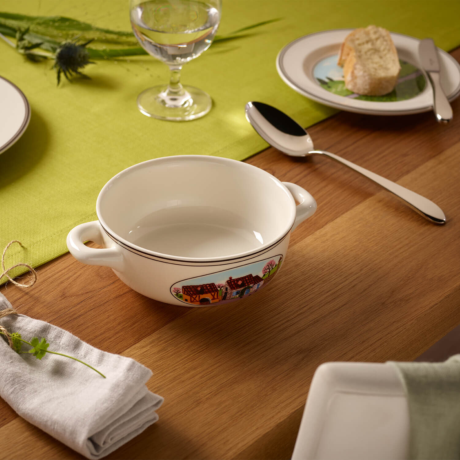 Design Naif Soup cup Multi-colored, Premium Porcelain