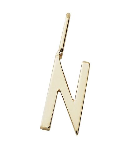Design Letters Vedh?ng Til Halsk?de - N - 18 K Guldbelagt