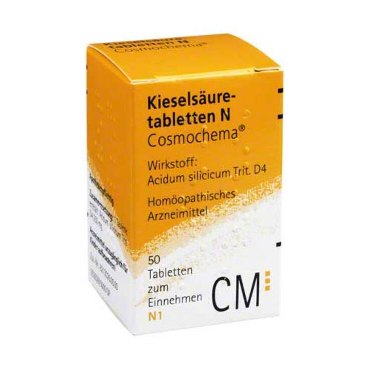 Kieselsäure N Cosmochema Tabletten, 50 St