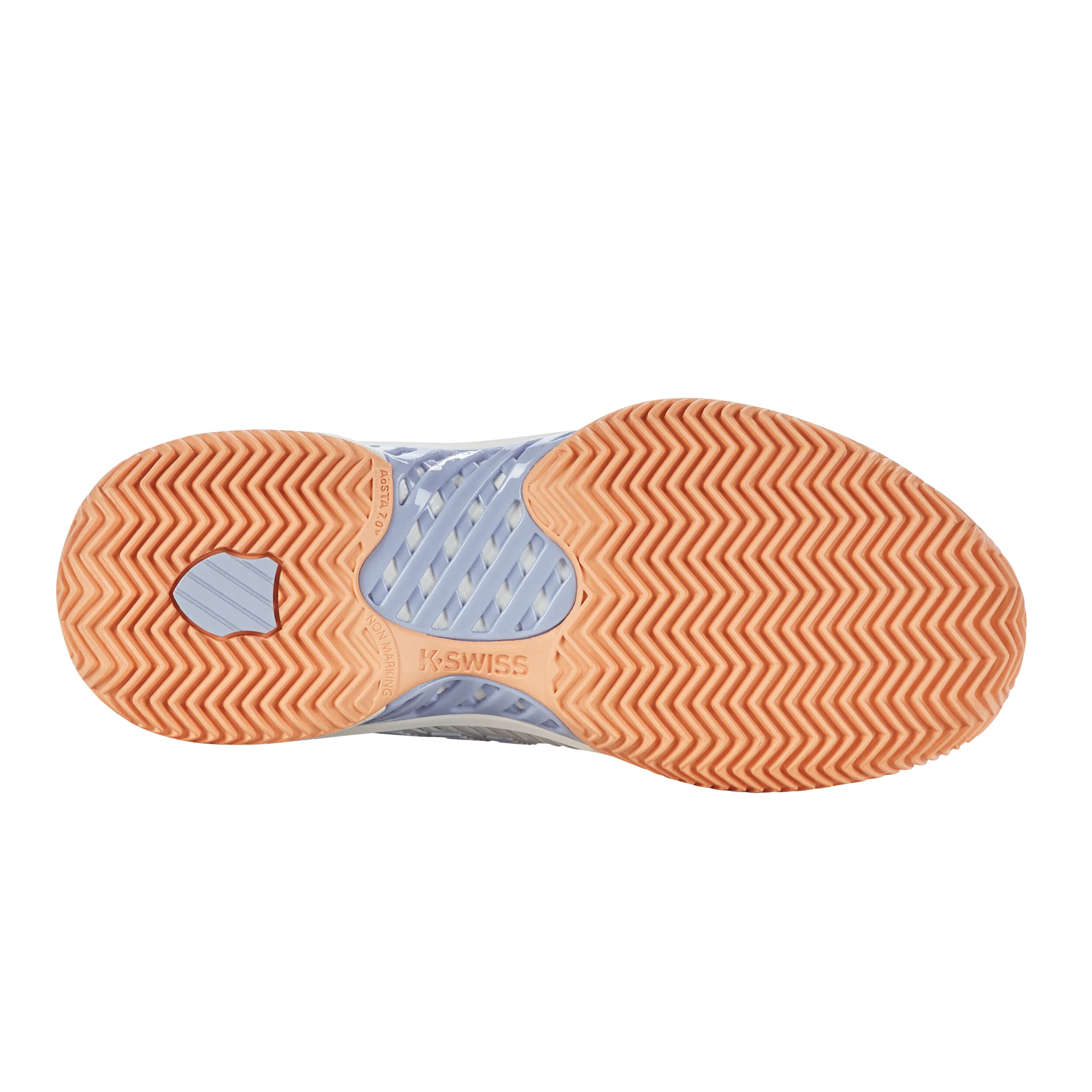 K-Swiss Hypercourt Express 2 CLAY Chaussure Terre Battue Femmes - Blanc , Abricot