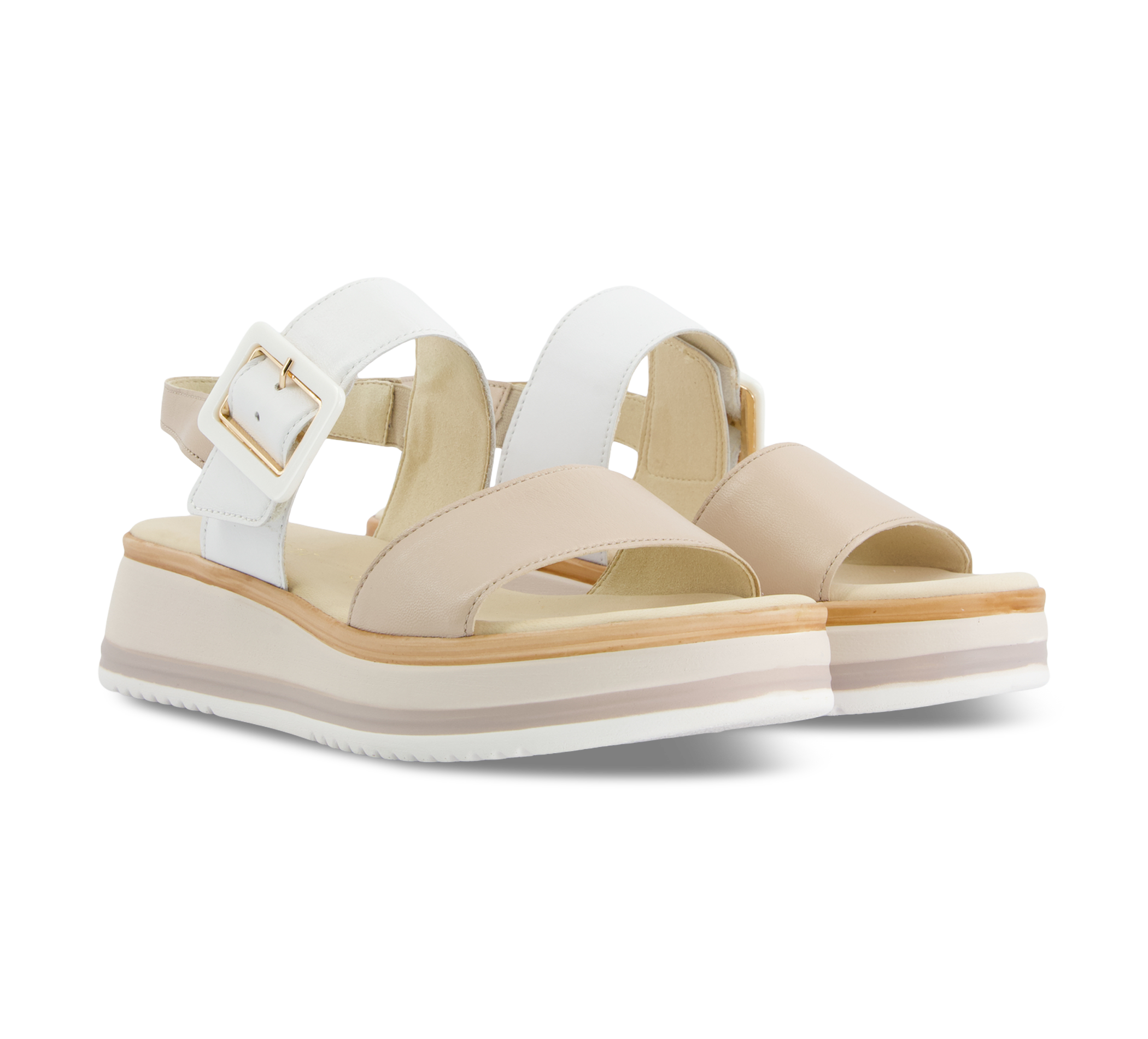 Gabor Riemchensandalen weiss