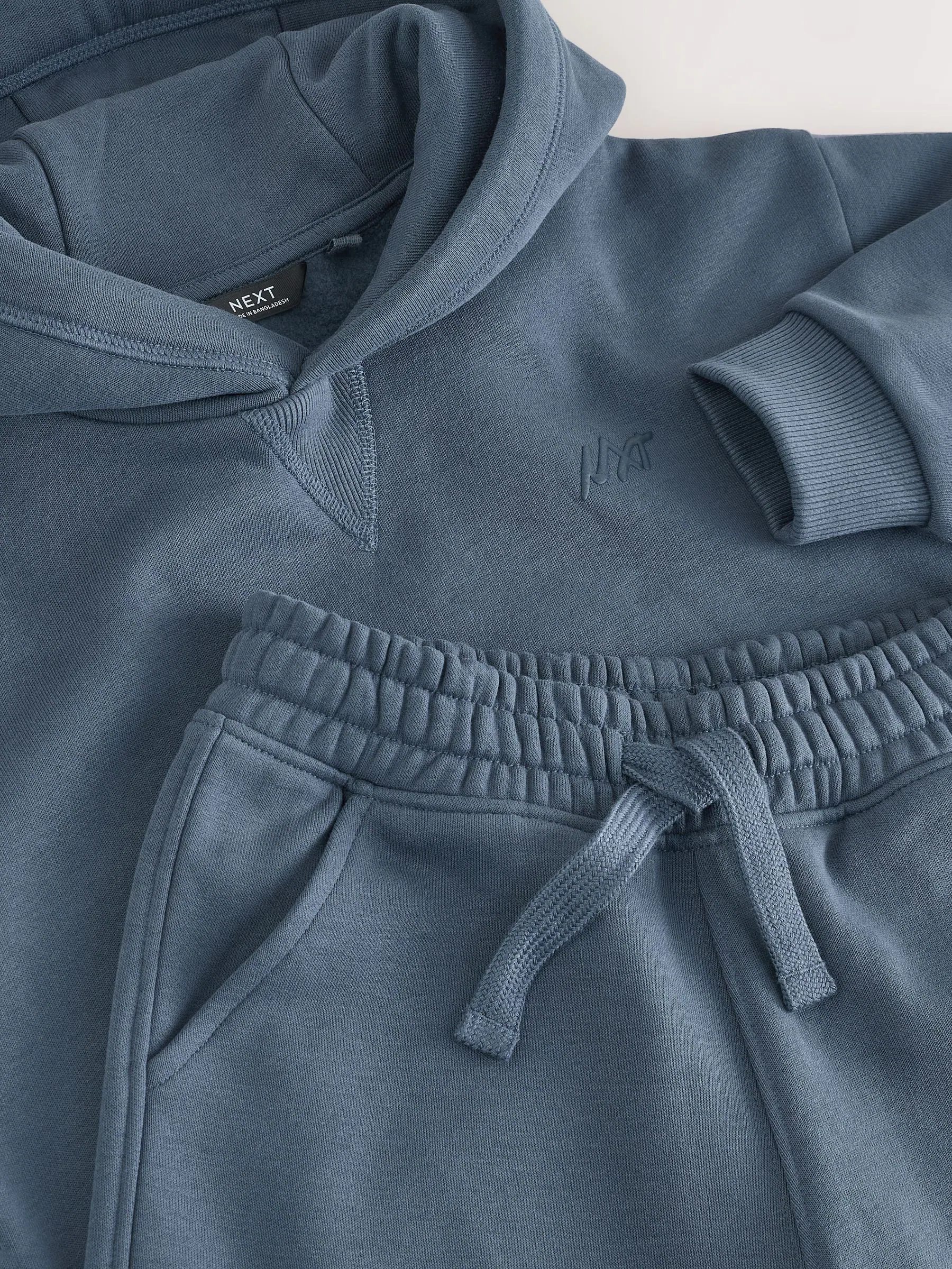 Blauw - Set van sweatshirt en joggingbroek