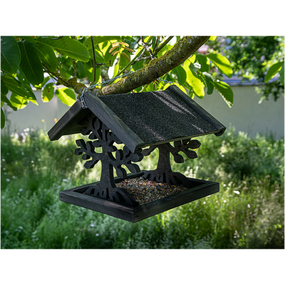Mangeoire en bois magic 46 x 50 x 35 cm, pour oiseaux