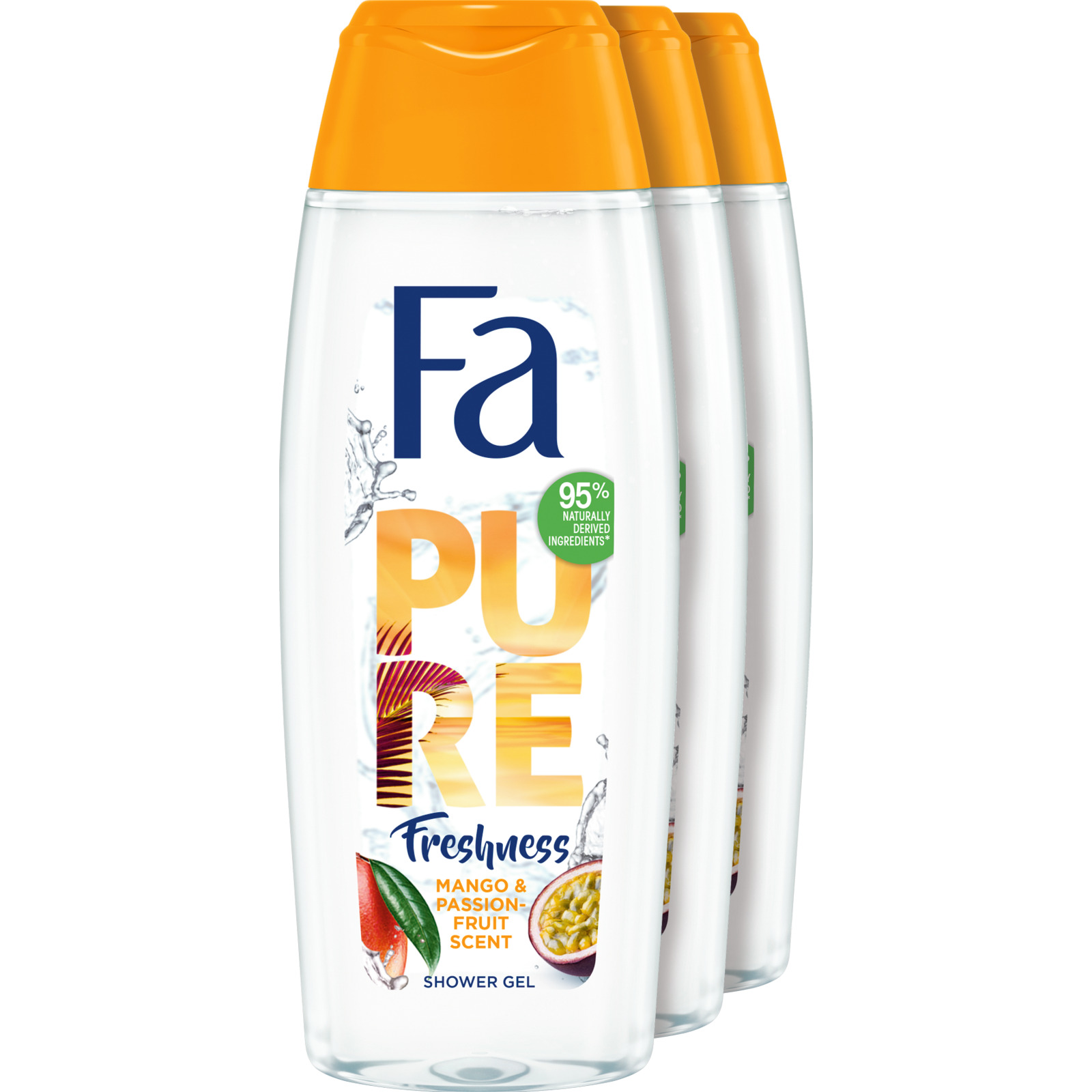 Fa Duschgel Pure Freshness Mango & Passionfruit 3 x 250 ml