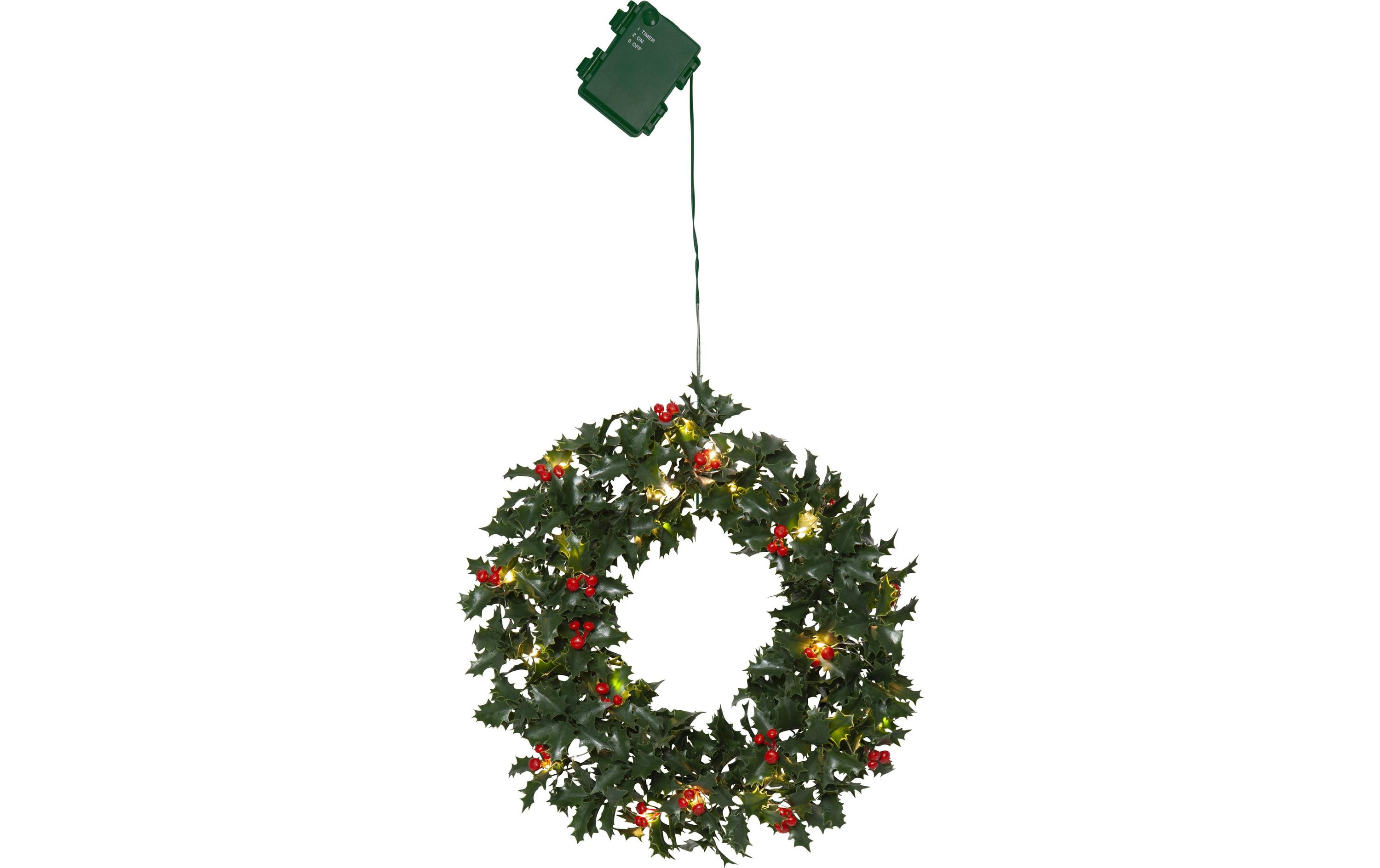 Holly, Ø 30 cmLED Weihnachtsdekoration