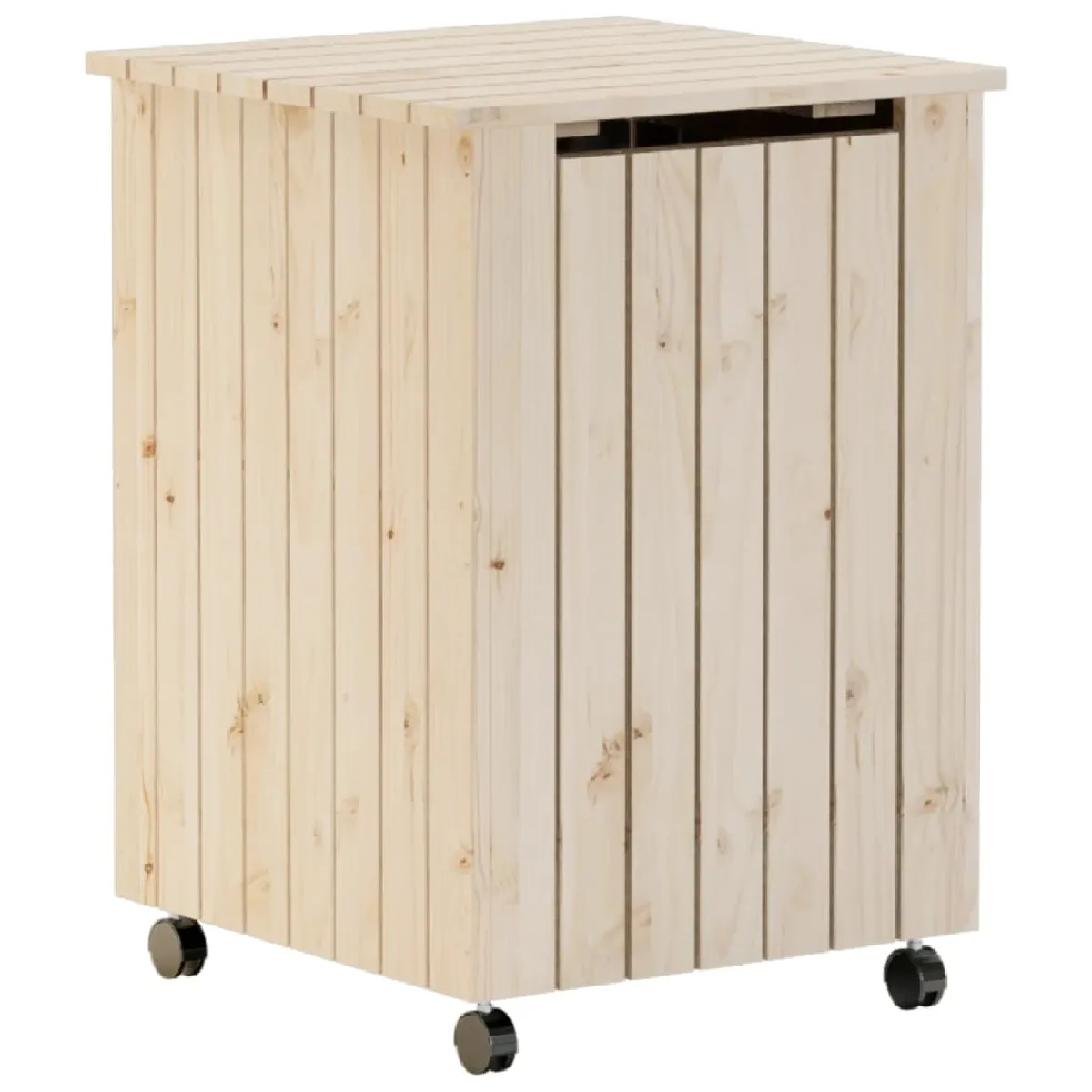 vidaXL RANA Panier à linge bois de pin