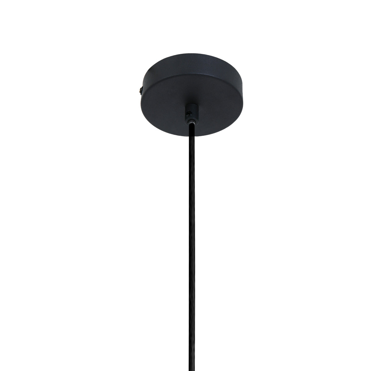 Mexlite - hanglamp - Blackmoon - zwart - metaal - Ã 40cm - E27 -