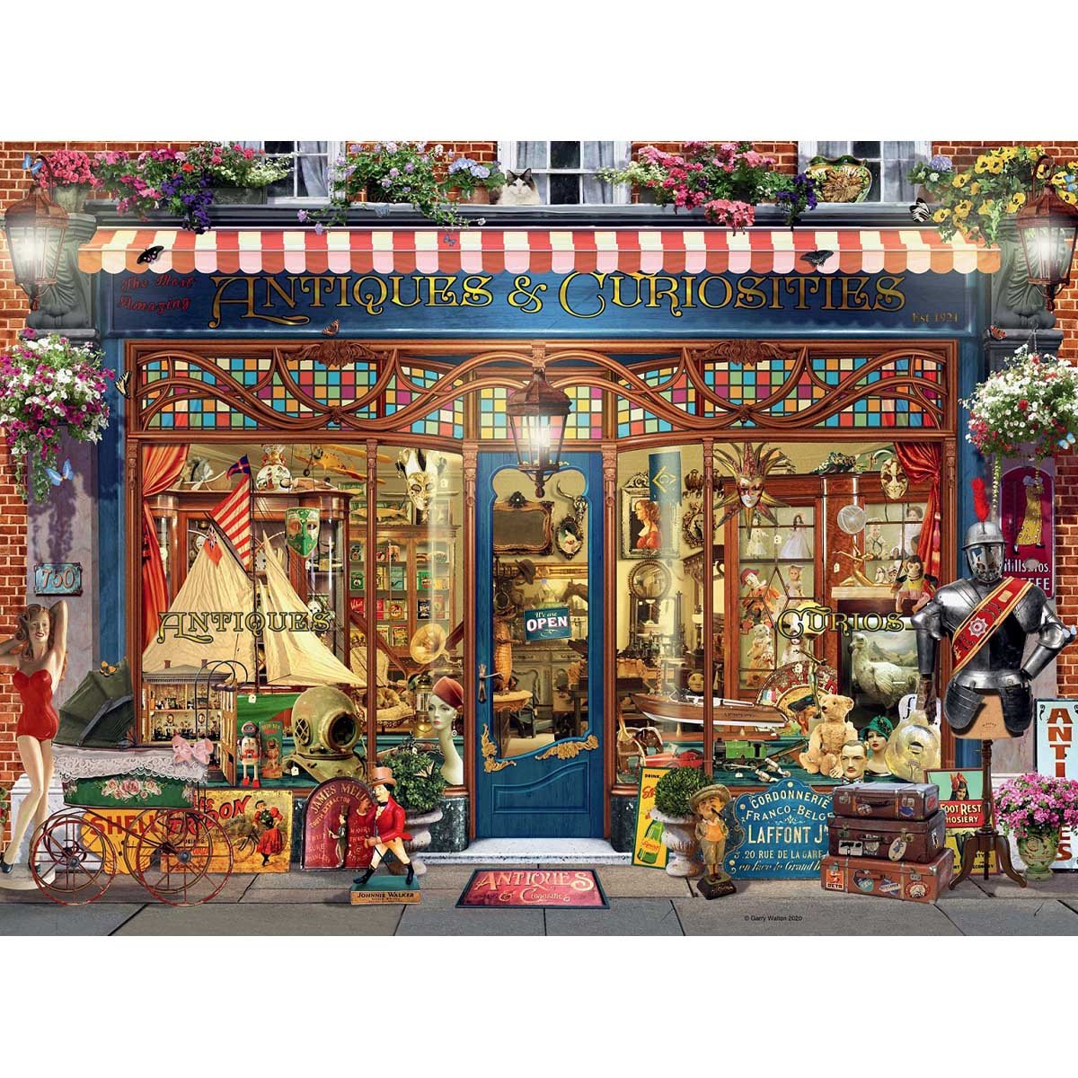 Antiques And Curiosities 500 Piece Jigsaw Puzzle (Jigsaw)