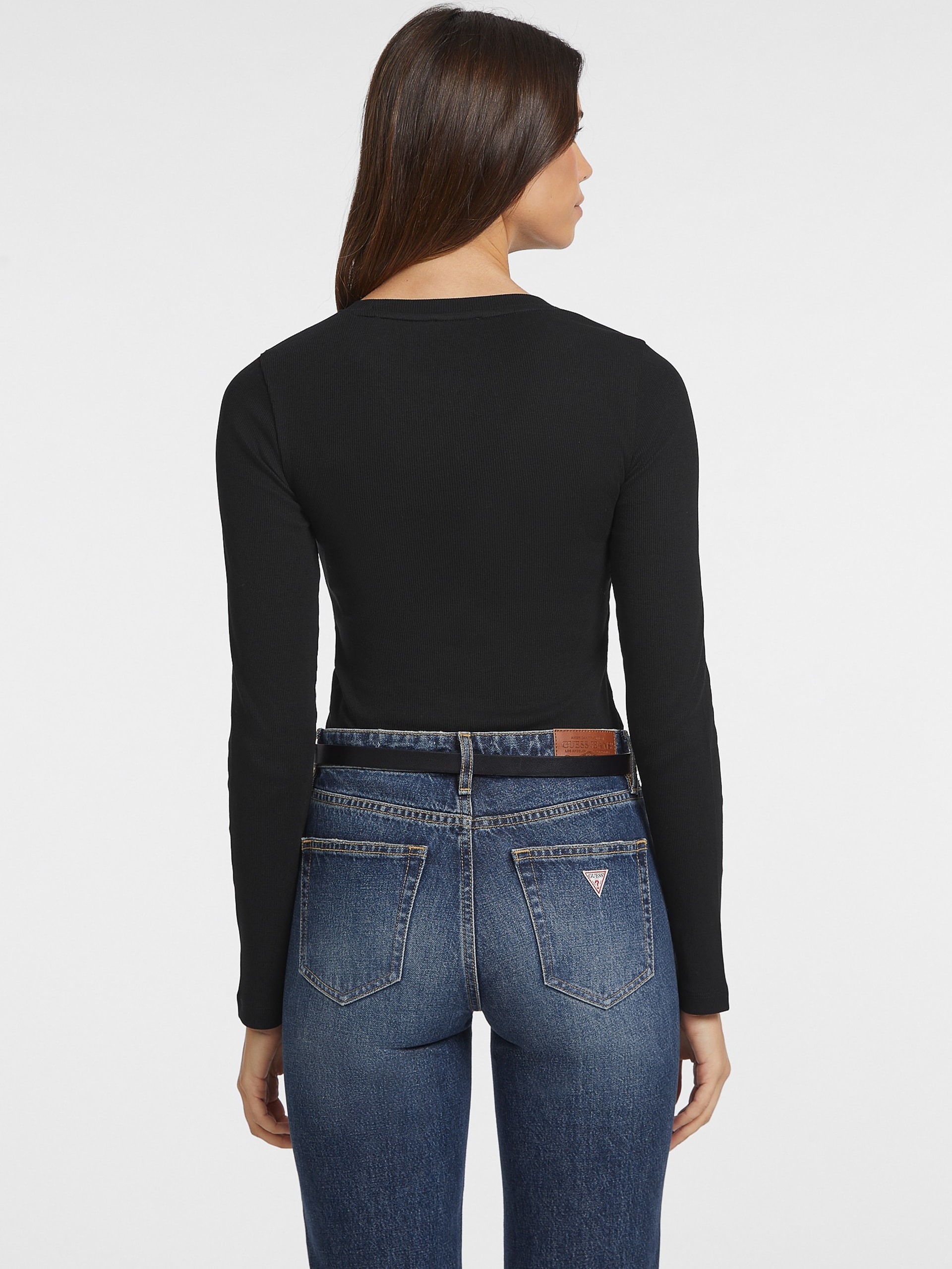 Camiseta Slim Rib-Knit Star