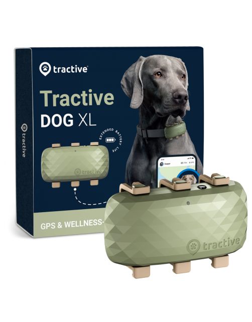 Tractive Gps Tracker Dog Xl - Hondenlocatievinder - 89x51x24 mm Groen Geschikt Voor Honden > 22 Kg