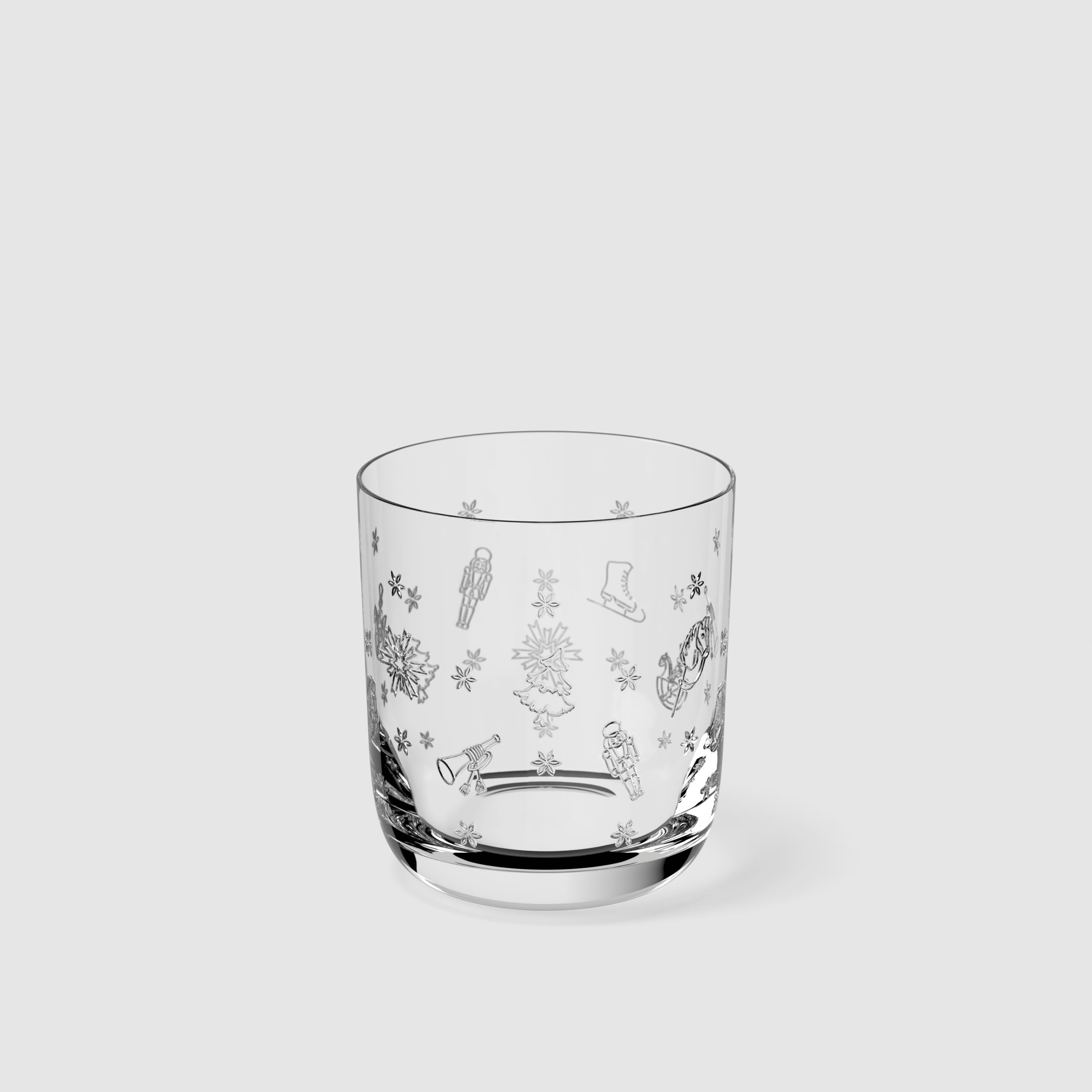 Toy's Delight Water glass Clear, 8.5 oz, crystal glass