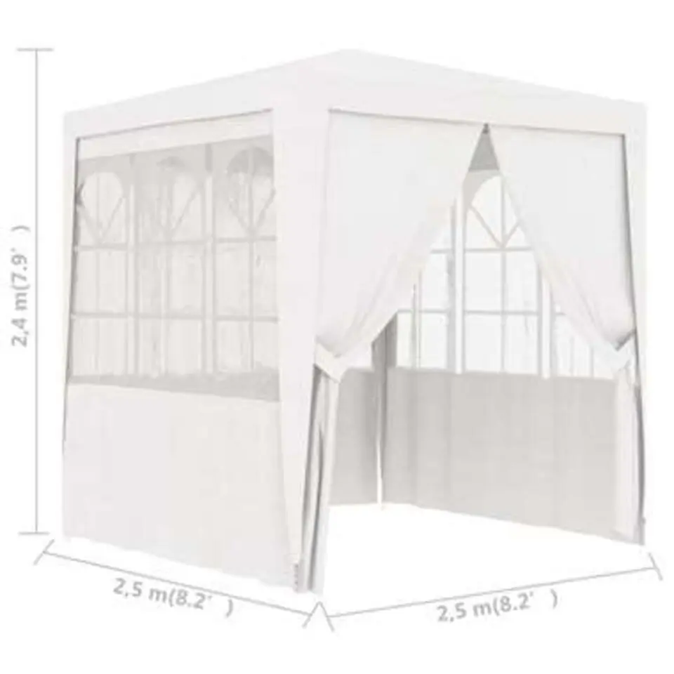 vidaXL - Partytent - Wit - Polyetheen