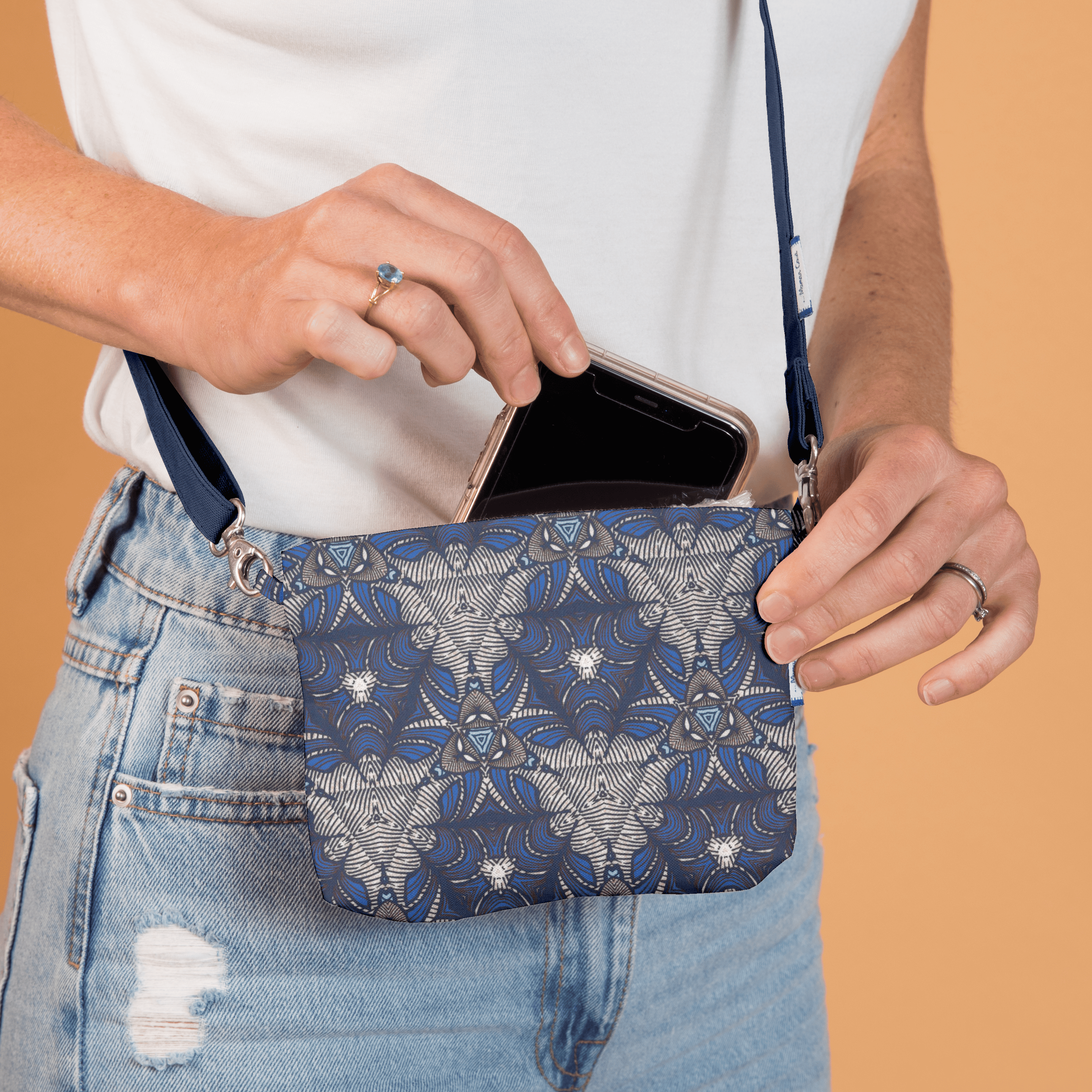 Mini Pochette Tissu Ethnique