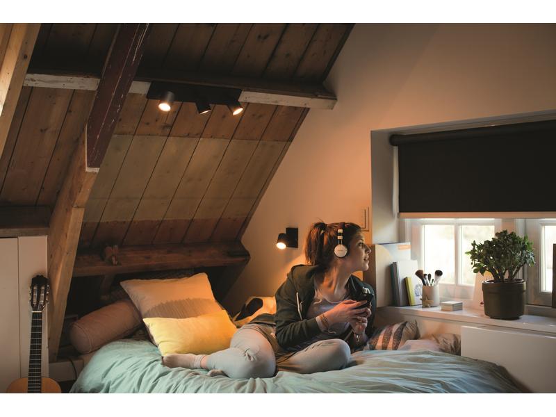 Philips Hue White Ambiance Runner Spot Erweiterung Schwarz Flexibles Licht für jeden Raum