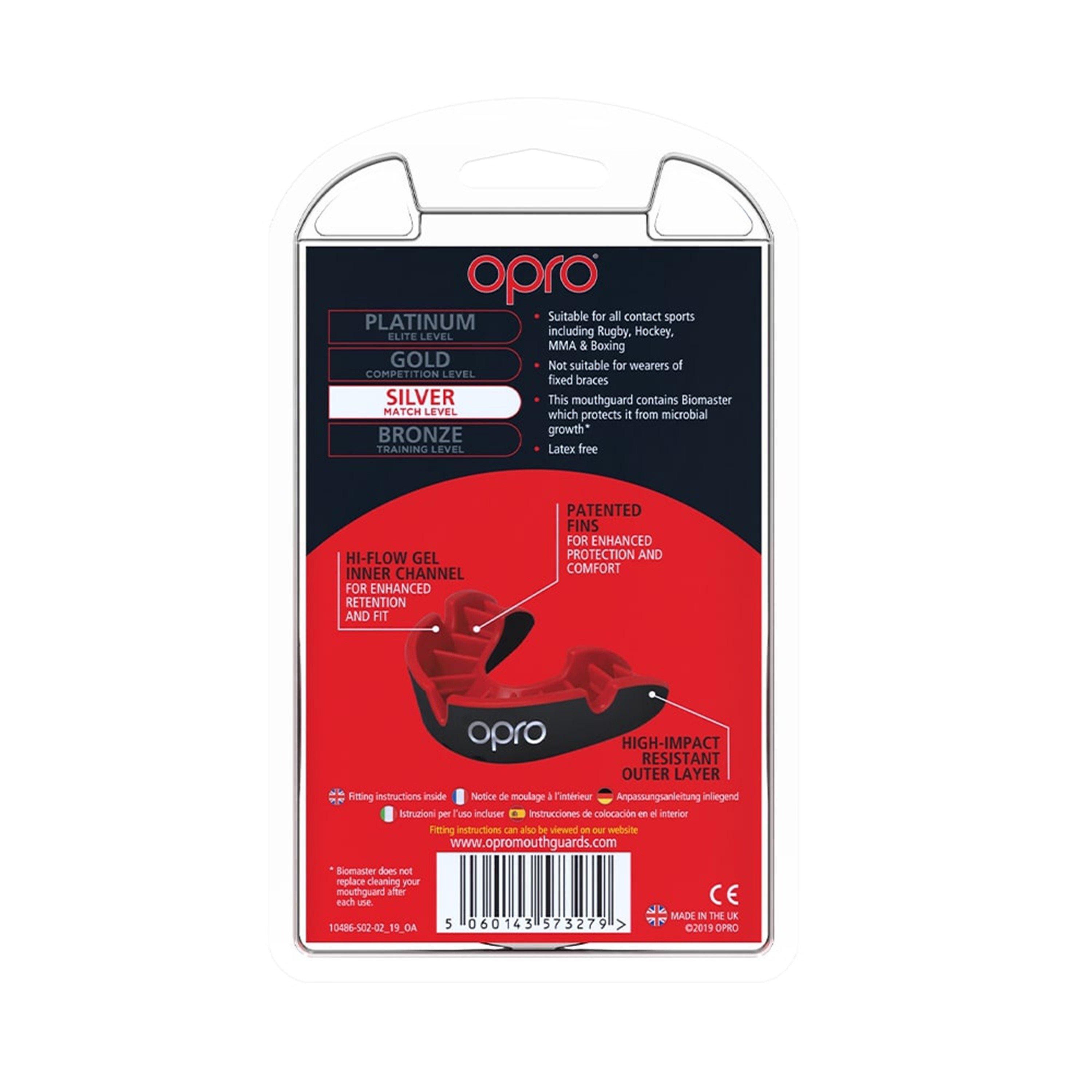 Opro Silver Mouth Guard Juniors