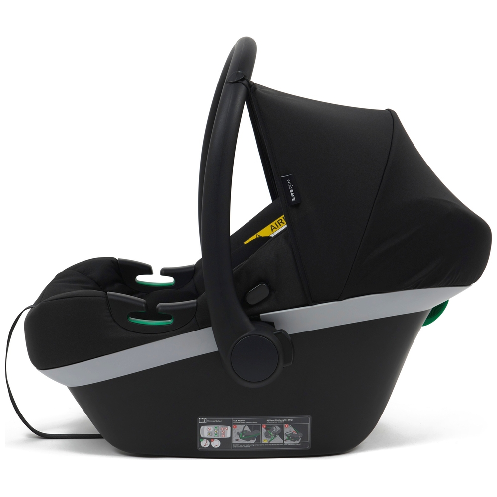 Babylo Panorama XTi 2-in-1 Reisesystem mit R129 Autositz – Mandel
