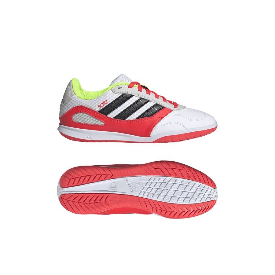 adidas Super Sala III IC - Blanc/Noir/Gris Enfant
