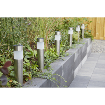 EGLO Solar led set 6 stuks rvs