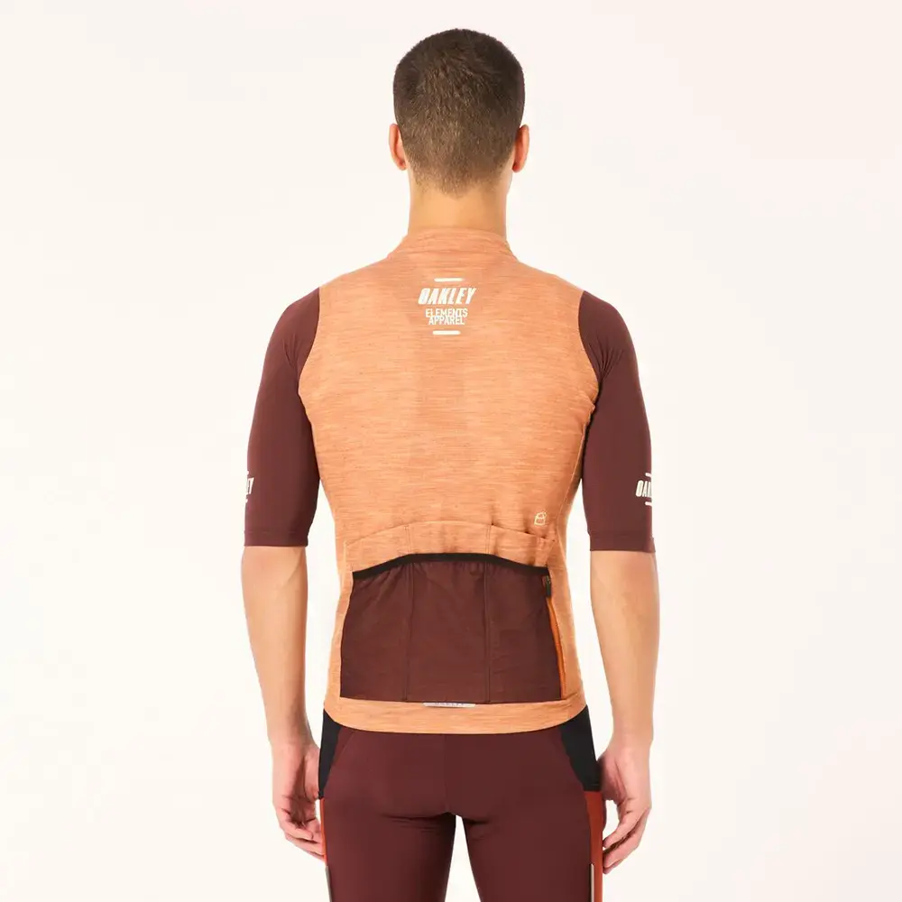 Oakley Off Grid Gravel Fietsshirt Korte Mouwen Oranje/Bruin Heren