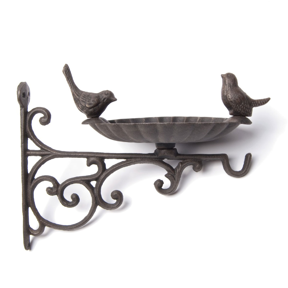 Vogeltränke mit Wandhalter, antik-braun, B 28 cm, H 23 cm günstig bestellen