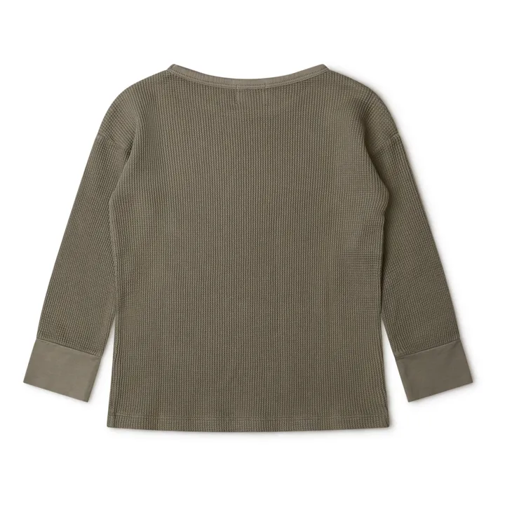 Matona T-Shirt Coton Bio Gaufré | Vert olive