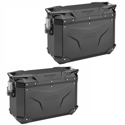 Valise Givi Trekker OutBack EVO black line (48-37 litres) Universel - Noir
