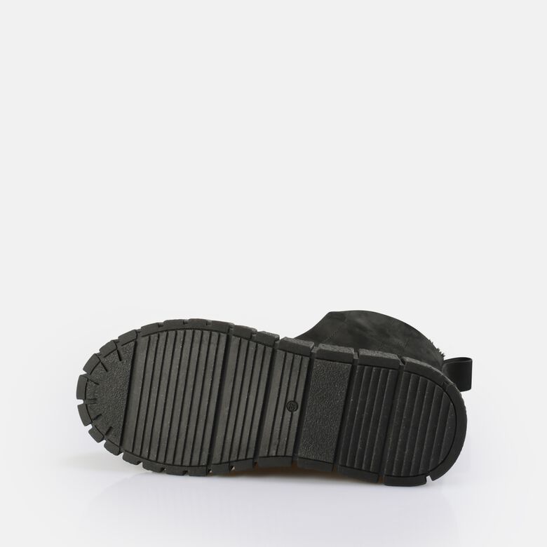 Rampa Lace Up HI Warm Bottines, noir