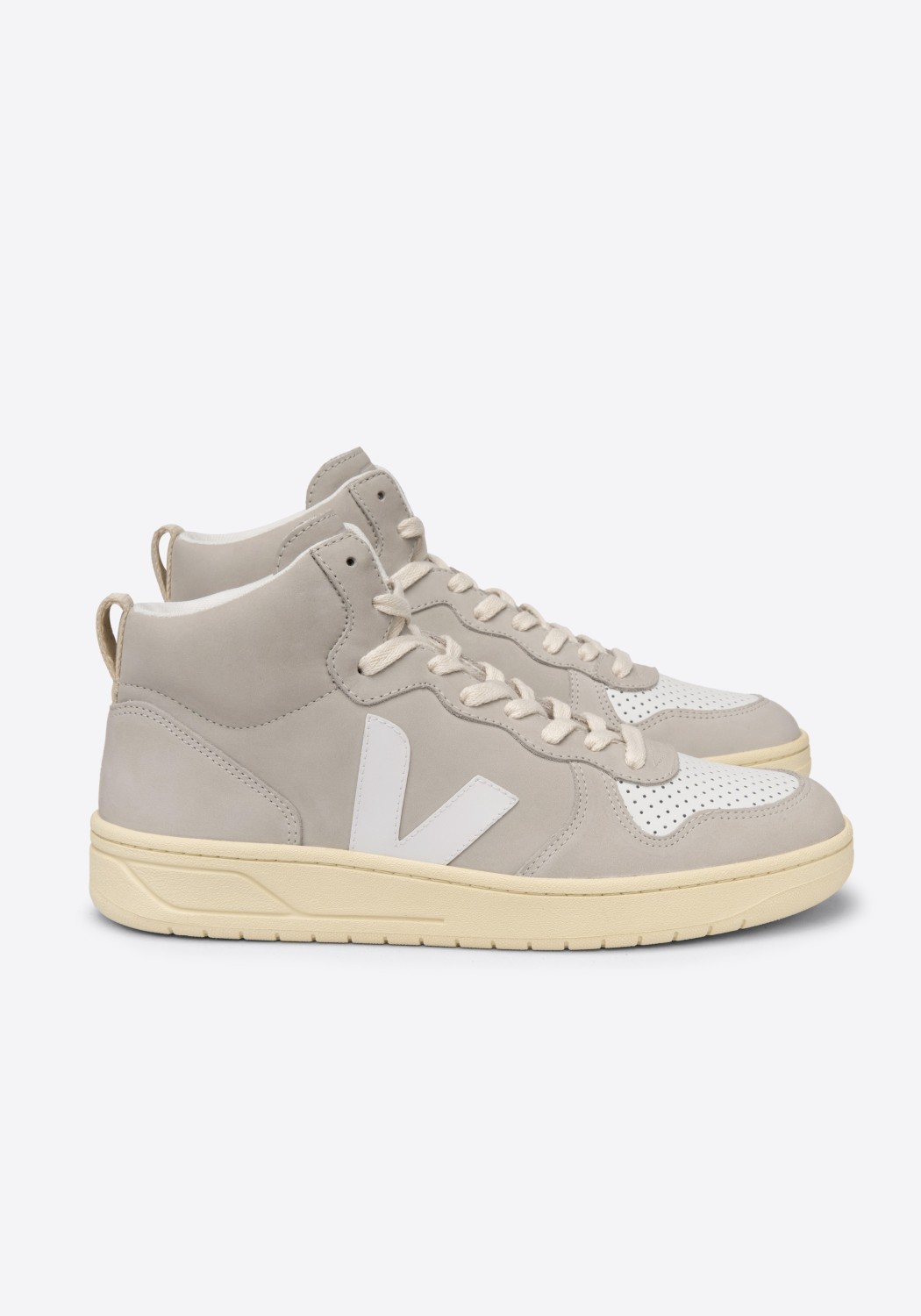 Veja Sneaker V-15 Nubuck Natural White