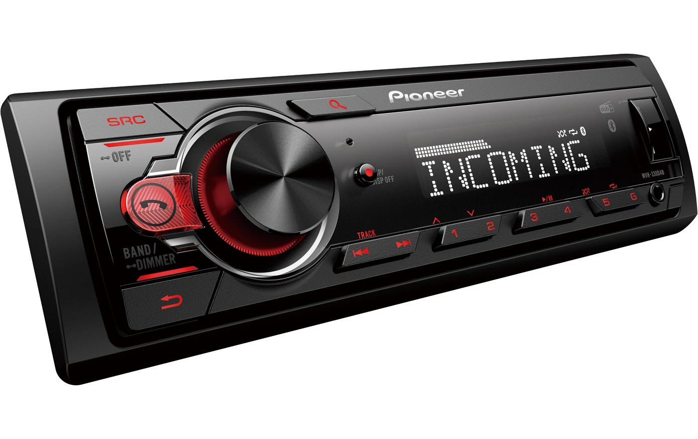 Autoradio MVH-330DAB 1 DIN<br>Pioneer MVH-330DAB Auto Media-Receiver Schwarz 200 W Bluetooth