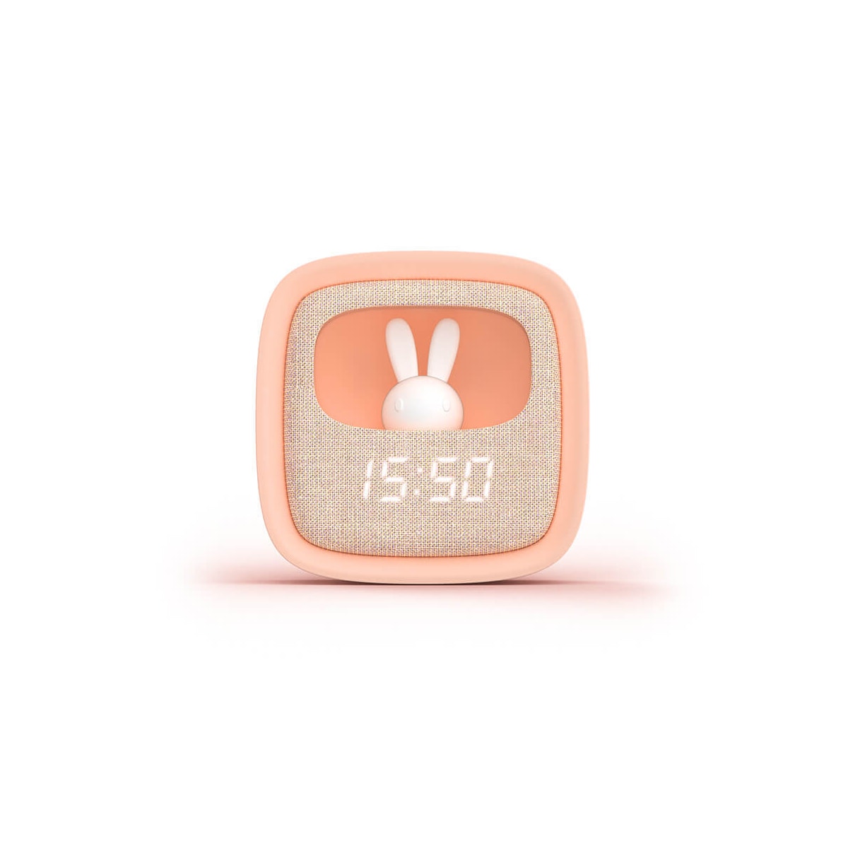 Vekkerklokke med Lys Billy Clock Rosa