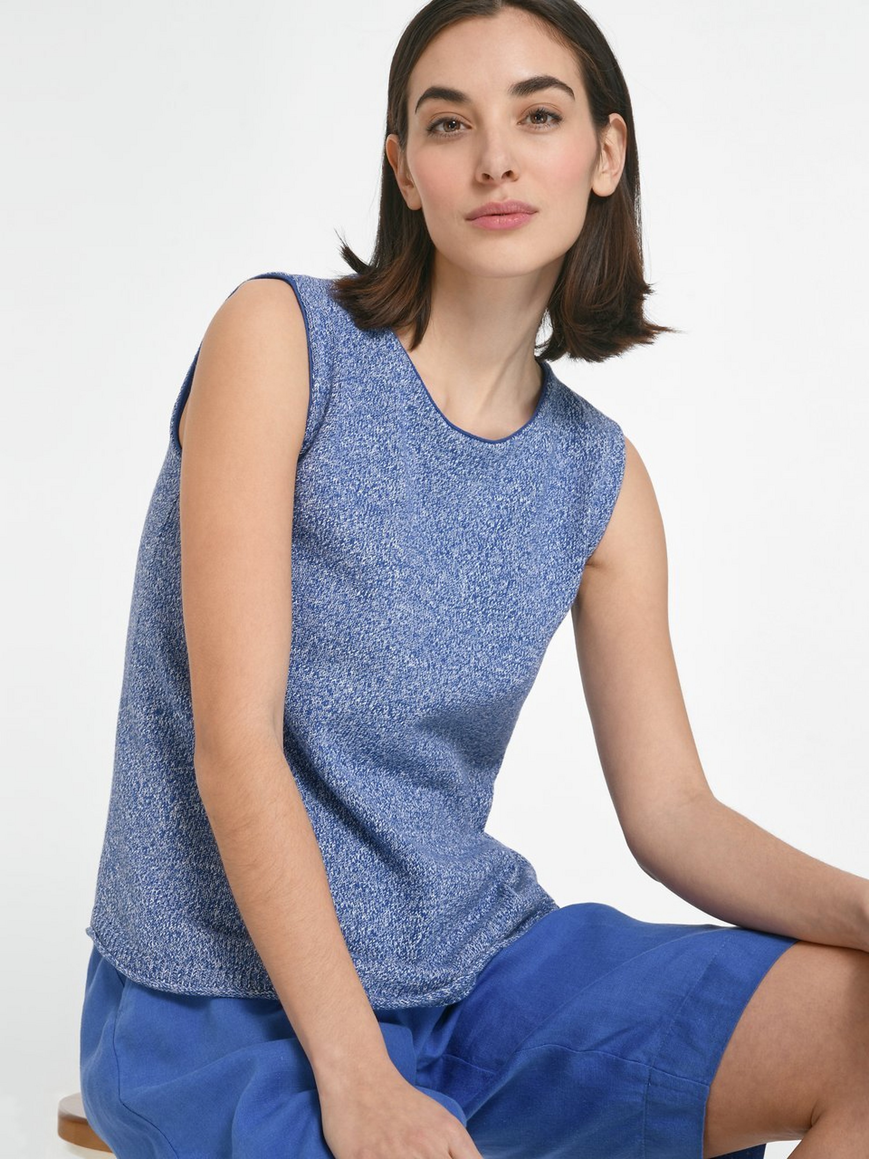 Ärmelloser Pullover