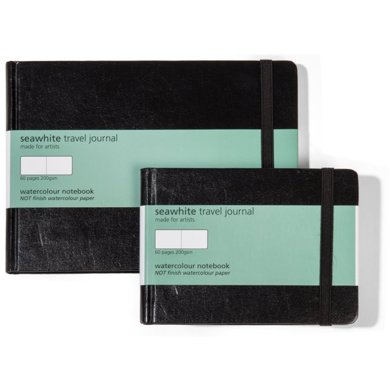 Seawhite Aquarellbuch Hardcover weiß 200 g/m²
