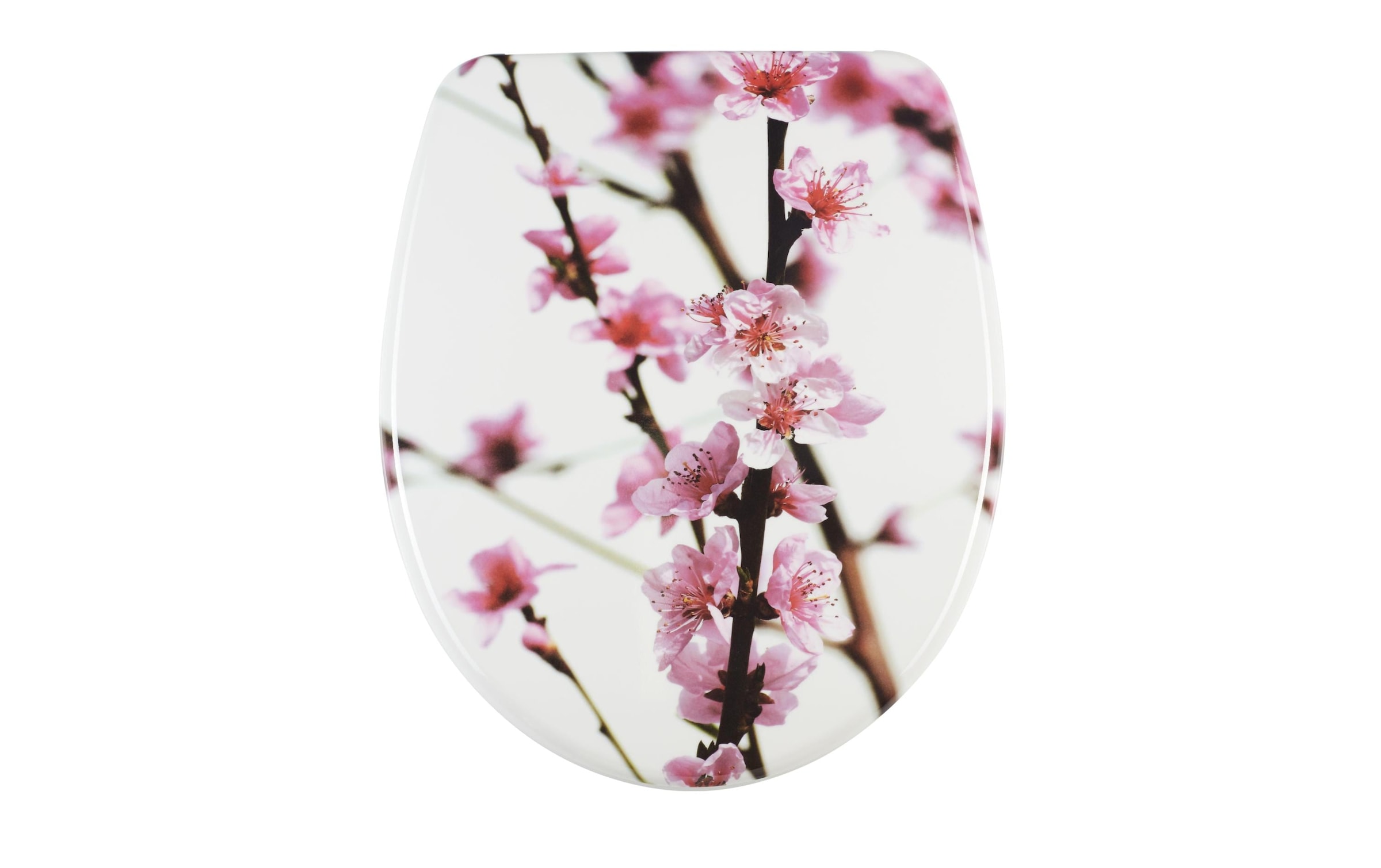 diaqua® WC-Sitz »Nice Sakura Absenkautomatik, Weiss/Rosa«