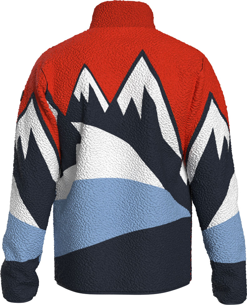 SnowFun Pile Jacket men Flame