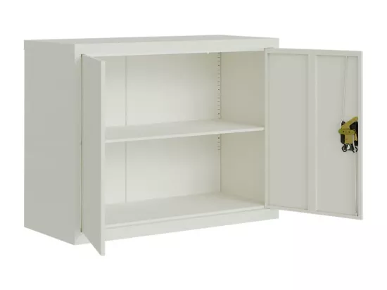 Classeur gris clair 90x40x70 cm acier