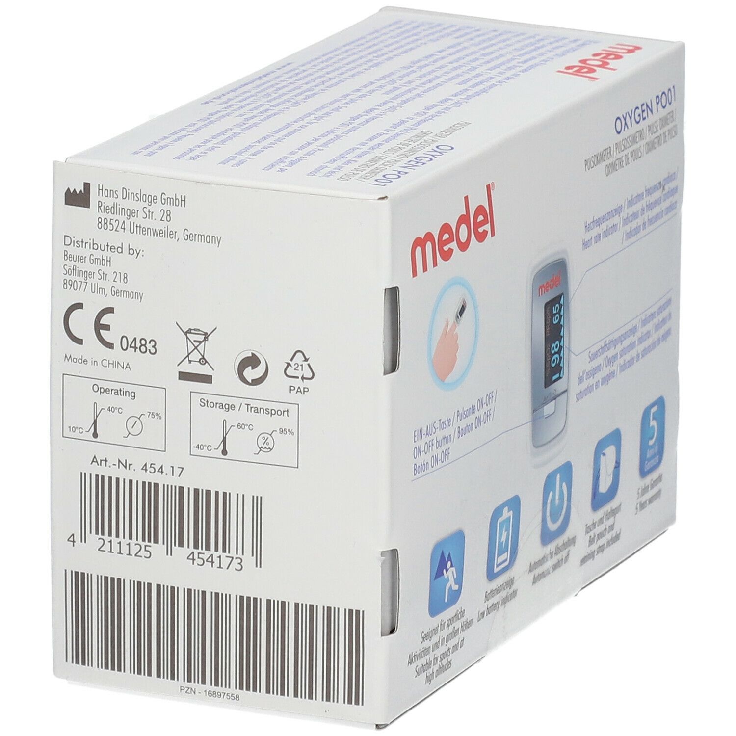 medel® Oxygen Pulsoximeter