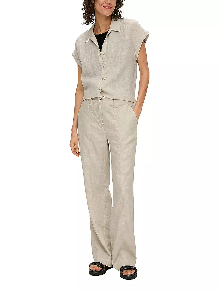 S.OLIVER Marlenehose creme