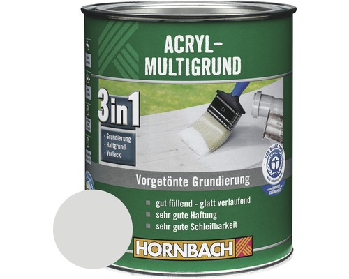 HORNBACH Acryl Multi-Primer Grijs 750 ml